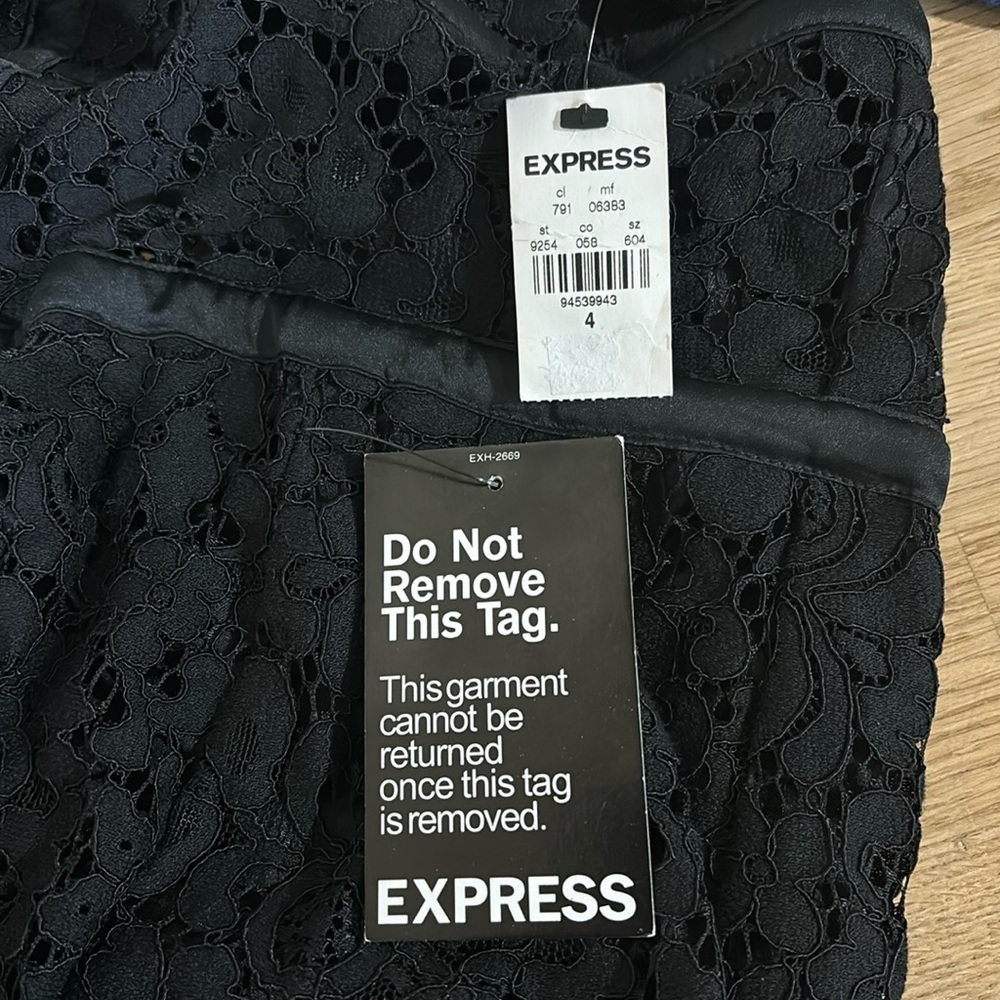 NWT Express lace midi dress